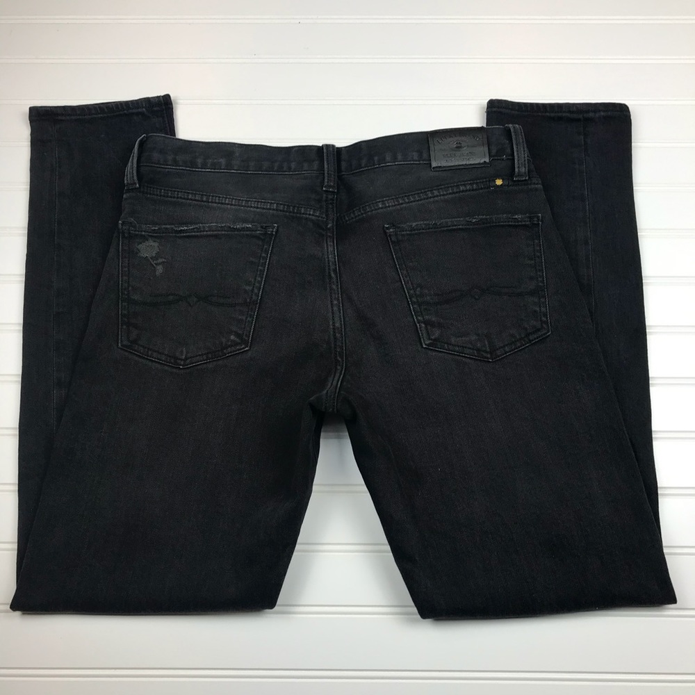 Lucky Brand Sienna Slim Boyfriend Jean Black Distr - Picture 6 of 16